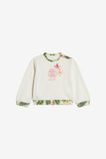 Sweat-Shirt Avec Fleurs Et Monogramme RC Brodés