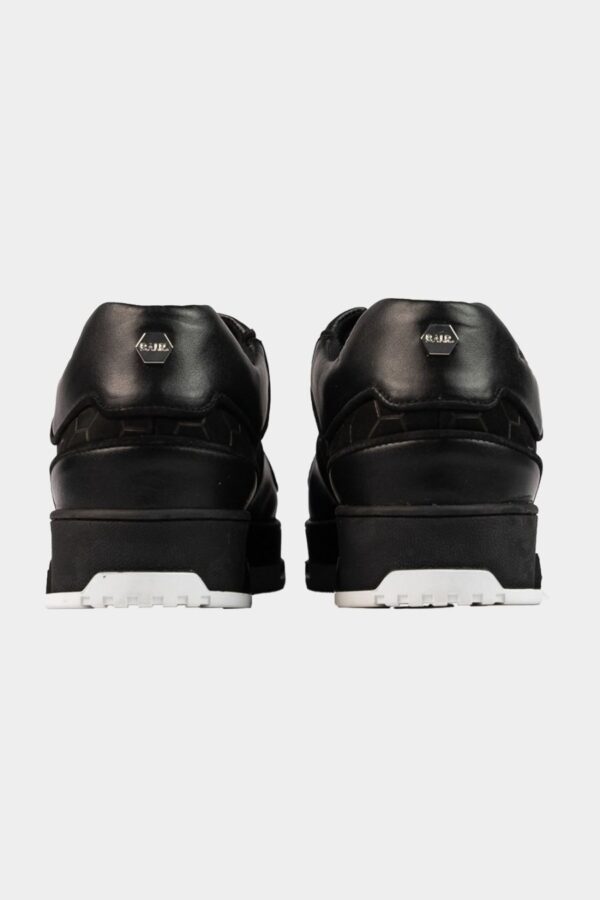 Club C Classic Debossed Hex Sneaker Jet Black