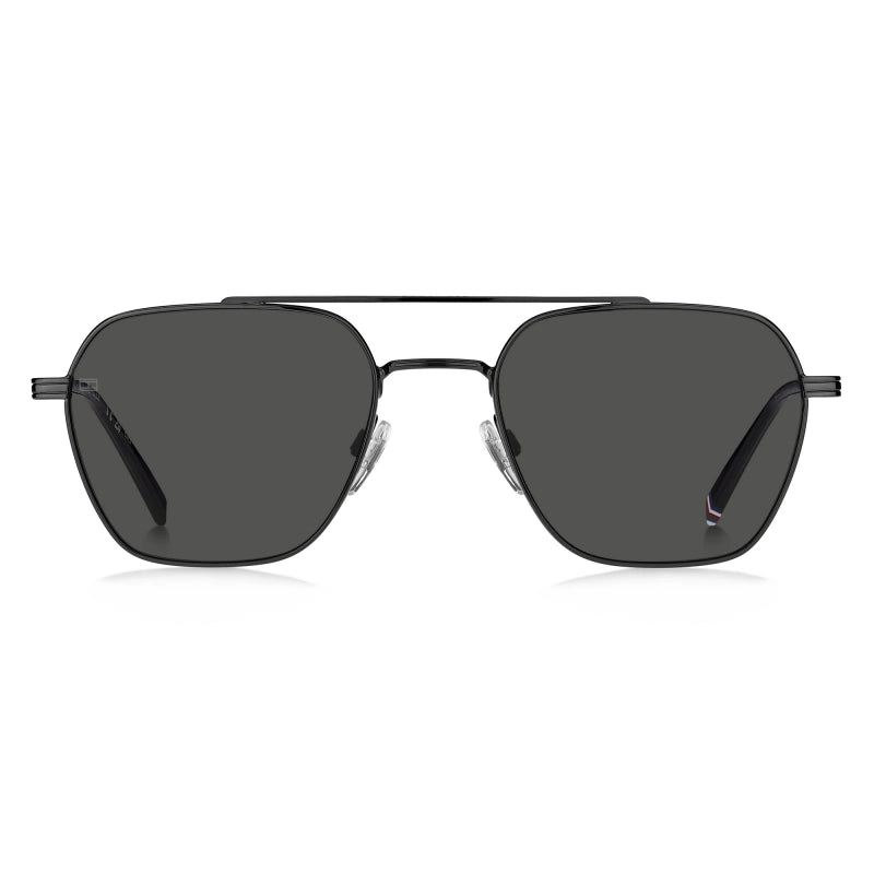 Lunettes de Soleil Tommy Hilfiger TOMMY HILFIGER TH 2192/S - V81/IR NOIR RUTHÉNIUM FONCÉ