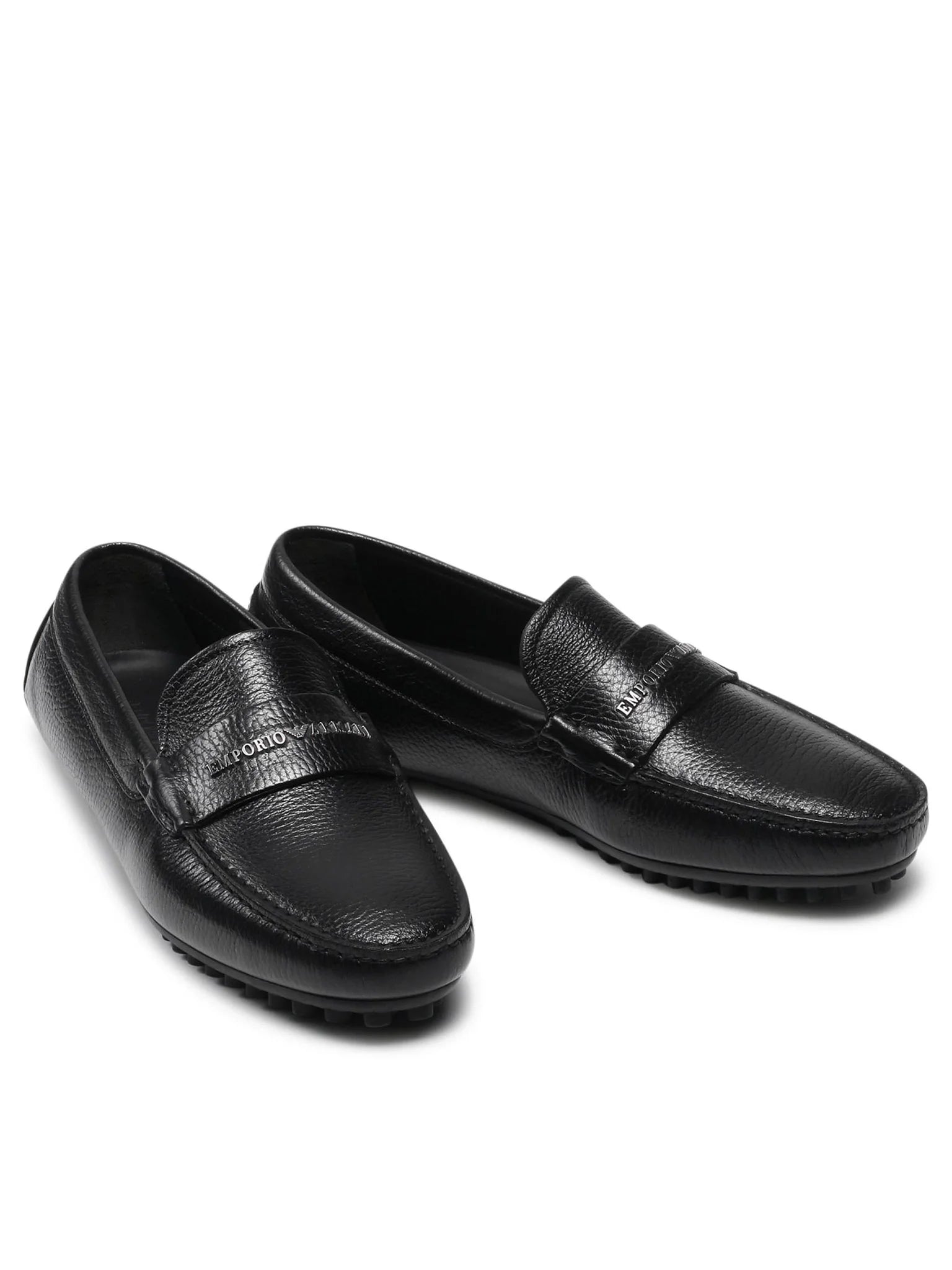 Mocassin emporio armani en cuir